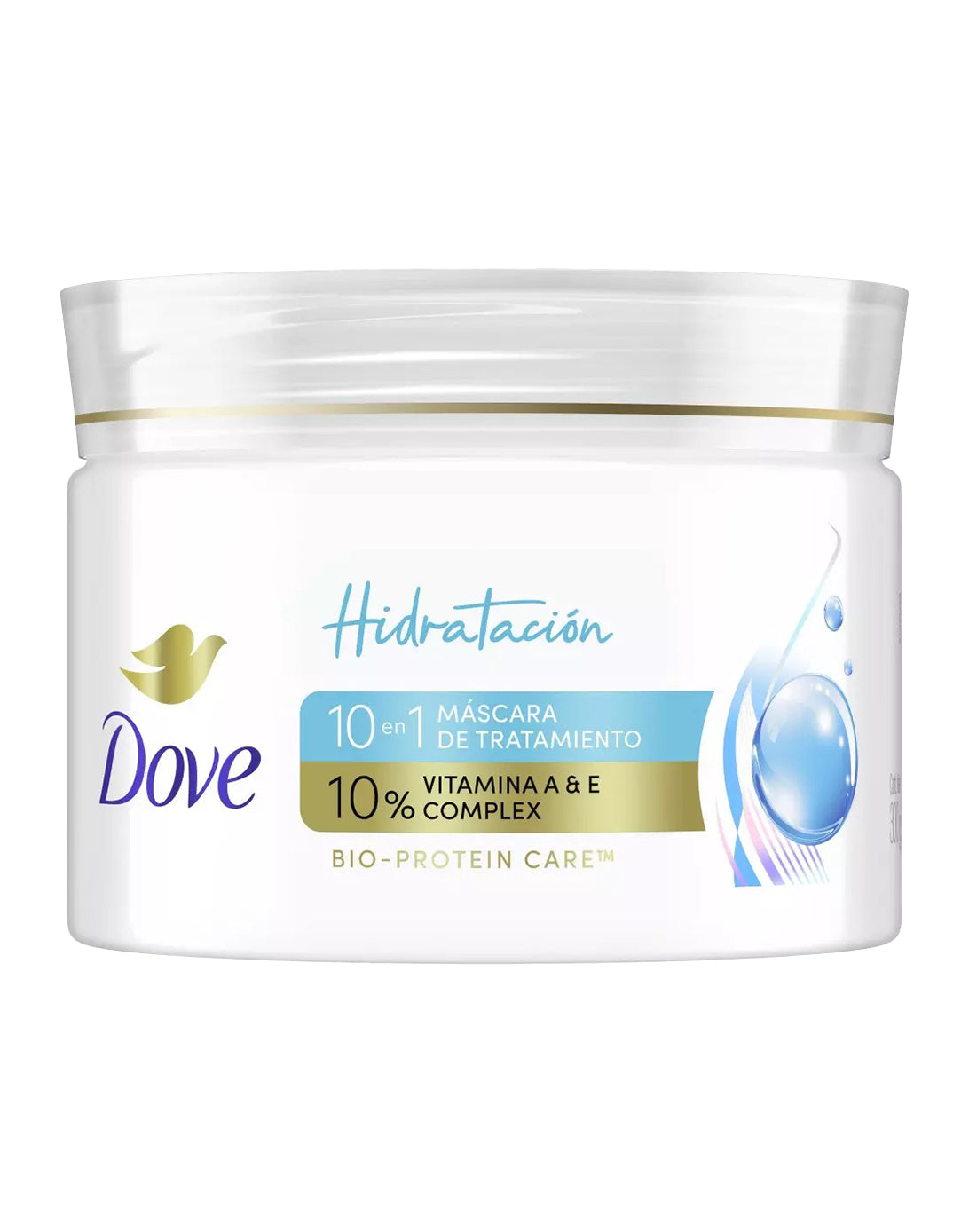 Dove Máscara de tratamiento 10 en 1 - hidratación + vitamina 300 gr - Puntolimpieza